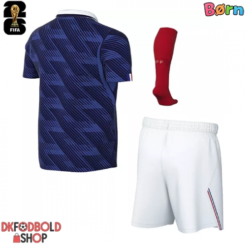 Frankrig Hjemmebanesæt Børn VM 2026 Kort ærmer (+ korte bukser)